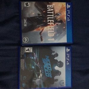 Two PS4 games